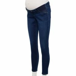 Maternity Sonoma Goods For Life® Side Panel Belly Band Jeggings -StyleUp Sales Store 5812471 Dark Wash