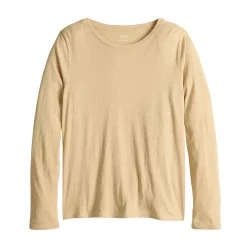 Women's Sonoma Goods For Life® Adaptive & Easy Dressing Everyday Long Sleeve Top 28 Women's Sonoma Goods For Life® Adaptive & Easy Dressing Everyday Long Sleeve Top -StyleUp Sales Store 5816132 Light Tan