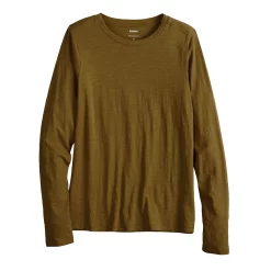 Women's Sonoma Goods For Life® Adaptive & Easy Dressing Everyday Long Sleeve Top 26 Women's Sonoma Goods For Life® Adaptive & Easy Dressing Everyday Long Sleeve Top -StyleUp Sales Store 5816132 Olive