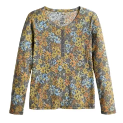 Women's Sonoma Goods For Life® Essential Henley Top -StyleUp Sales Store 5816147 ALT5