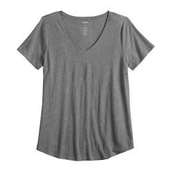 Women's Sonoma Goods For Life® Essential V-Neck Tee -StyleUp Sales Store 5824995 ALT5