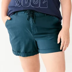 Plus Size Sonoma Goods For Life® Utility Shorts -StyleUp Sales Store 5926948 Blue