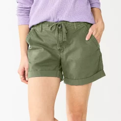 Women's Sonoma Goods For Life® Utility Shorts -StyleUp Sales Store 5927776 Olive
