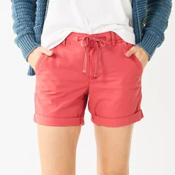 Women's Sonoma Goods For Life® Utility Shorts -StyleUp Sales Store 5927776 Pink