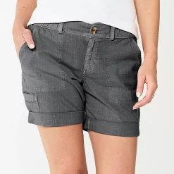 Women's Sonoma Goods For Life® Utility Bermuda Shorts -StyleUp Sales Store 5940057 Dark Gray