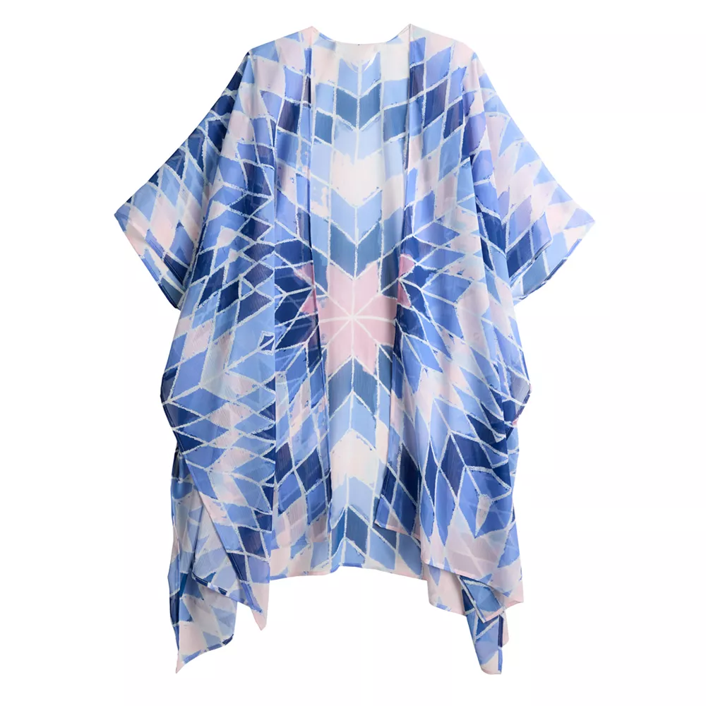 Women's Sonoma Goods For Life® Patchwork Long Ruana 5 Women's Sonoma Goods For Life® Patchwork Long Ruana - Image 3