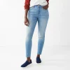 Women's Sonoma Goods For Life® Curvy High-Waisted Skinny Jeans -StyleUp Sales Store 6120421 Mariano