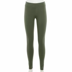 Women's Sonoma Goods For Life® Midrise Leggings -StyleUp Sales Store 6120748 Green